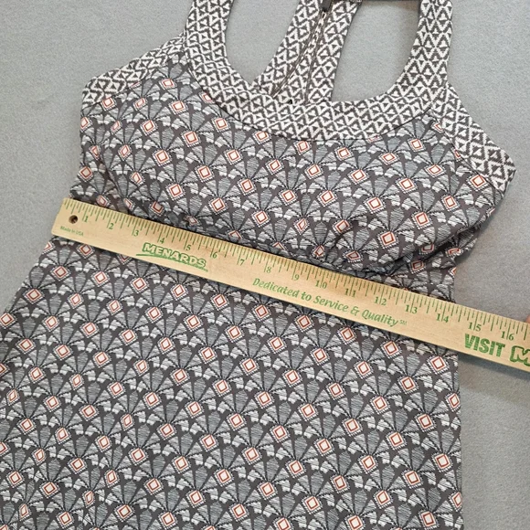 Prana Cali Racerback Halter Top Dress Hiking Outdoor Activewear Workout Dress M - Picture 9 of 12